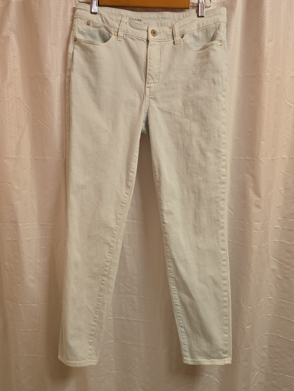 Talbots Jeans Women's Size 6 Pale Mint Green Flawless Slim Ankle Pant